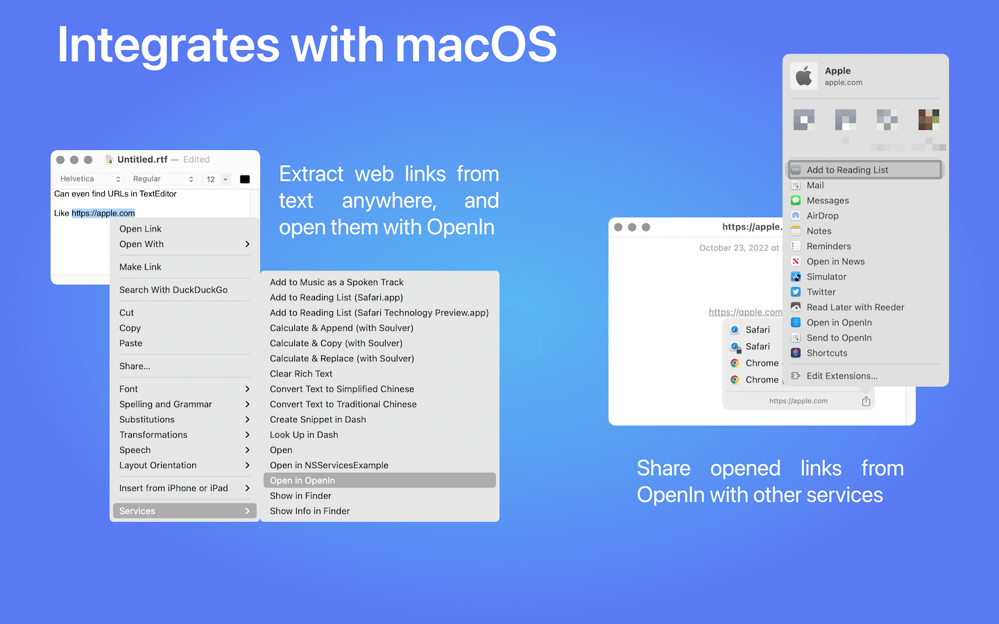 macOS Integration
