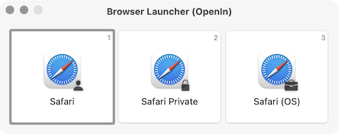 OpenIn Browser Launcher
