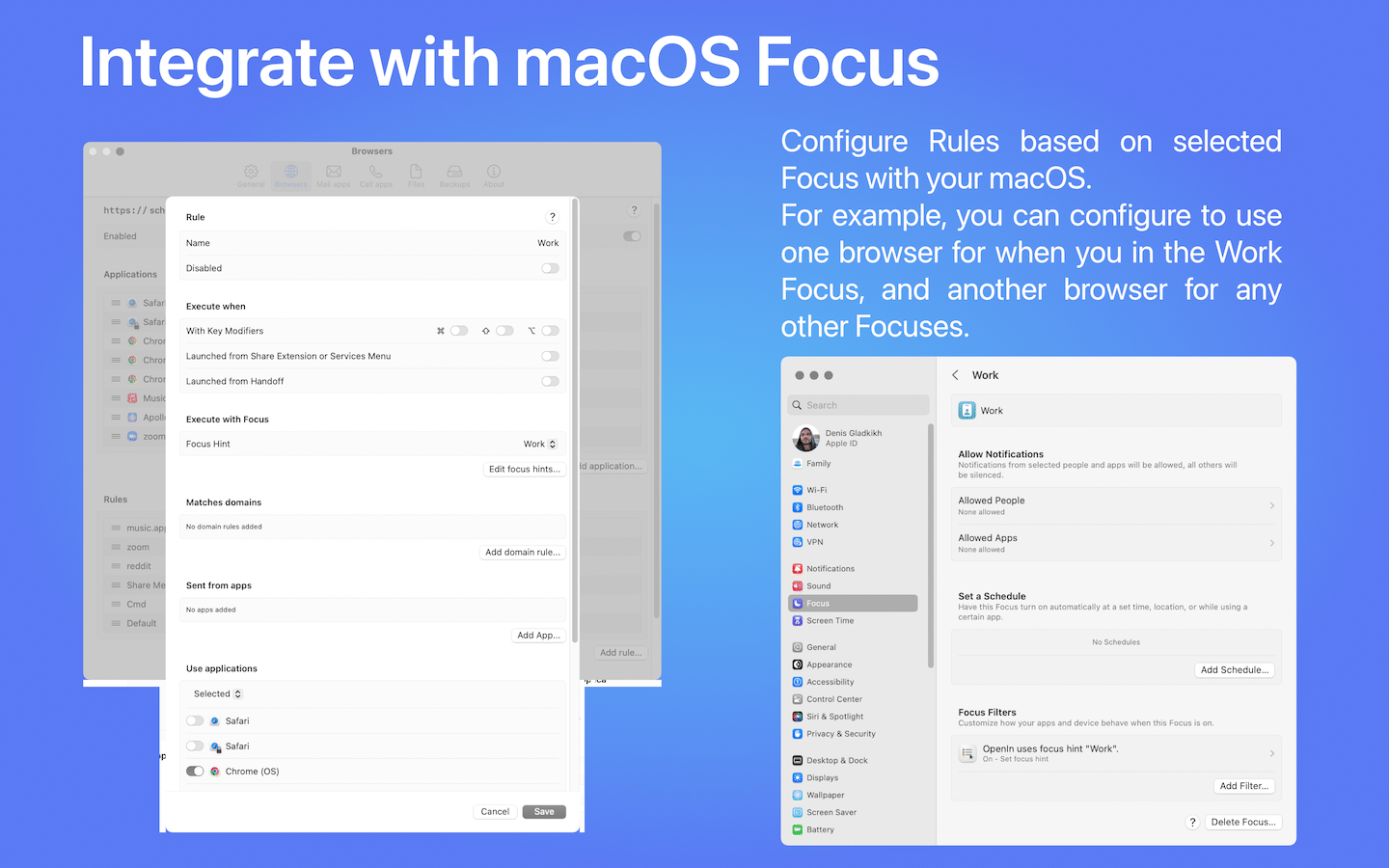 Focus Integration